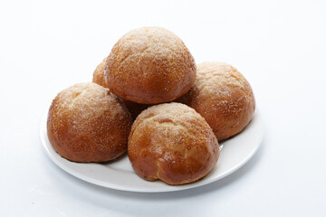 Freshly Baked Traditional Sweet Buns