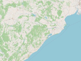 Odisha, India. OSM. No legend