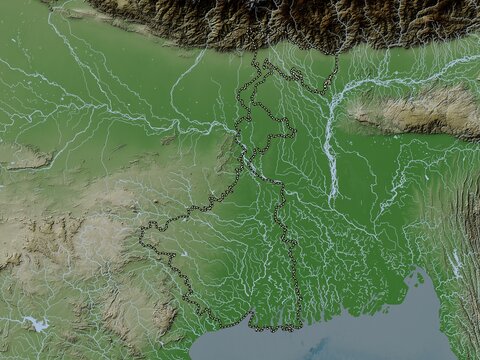 West Bengal, India. No legend