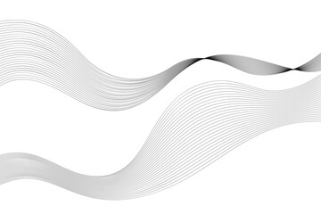 white abstract wavy lines background