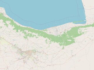 Mazandaran, Iran. OSM. No legend