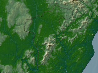 Carlow, Ireland. Physical. No legend