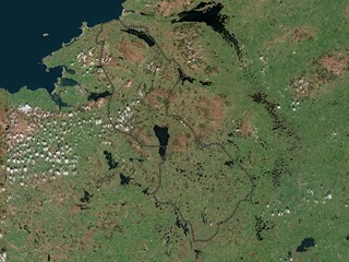 Leitrim, Ireland. High-res satellite. No legend
