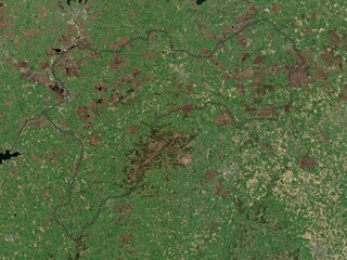 Offaly, Ireland. High-res satellite. No legend