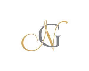 Letter G and N Logo Icon 001