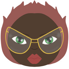 Illustration of a woman’s face