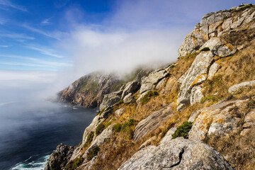 Fototapeta na wymiar Rocky coast of the atlantic ocean, Finisterre, Spain