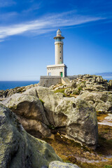 Fototapeta na wymiar LIghthouse, Punta Nariga, Galicia, Costa Morte, Spain