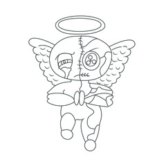 Voodoo Coloring Page for kids