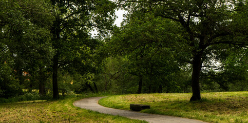 View of Fresneda Park, Asturias