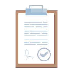 clipboard contract with signature