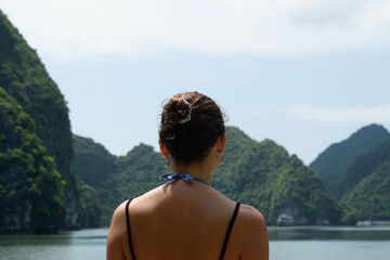 Looking at Lan Ha Bay 