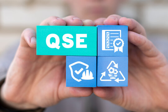 Concept of QSE Quality Safety Security Environment.