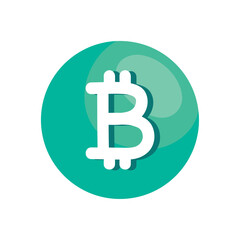 bitcoin symbol in ball