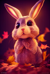 Obraz premium easter bunny rabbit