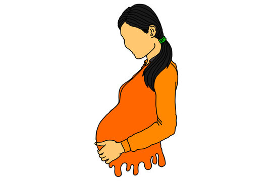 Pregnant Mother Vector