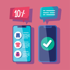 smartphones with ecommerce tech