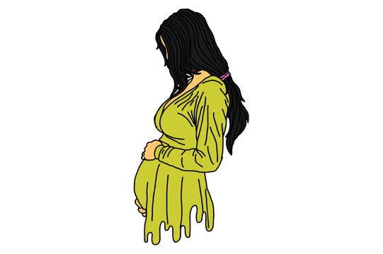 Pregnant Mother Vector