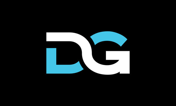 DG Logo Letter Monogram Slash With Modern Logo Designs Template ...