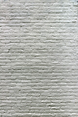 white painted brick wall as background.