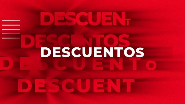 Descuentos vertical rojo video