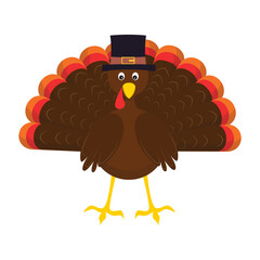 Happy Turkey Day vector illustration graphic