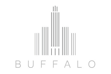 Vertical Bars Buffalo Landmark Skyline