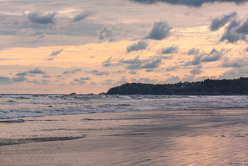 sunset in the mountains