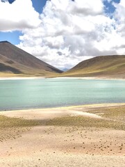 lake and mountains