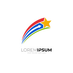 Star logo with simple look and look good, logo ready to use