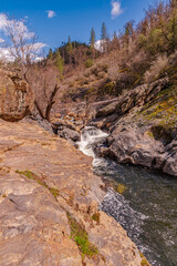 Fototapeta na wymiar Diana falls waterfall landscape 