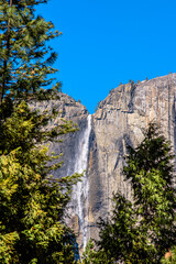 Yosemite National Park Waterfall Landscape