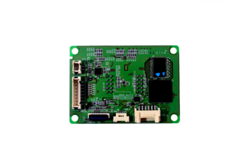 pcb board isolated on transparent white background