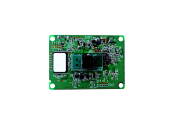 pcb board isolated on transparent white background