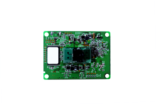pcb board isolated on transparent white background