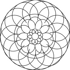 Vector line flower gift box footage background wallpaper and seamless artwork illustration texture of vector graphic design isolated flat trendy design for fabric cotton beautiful pattern colorful 