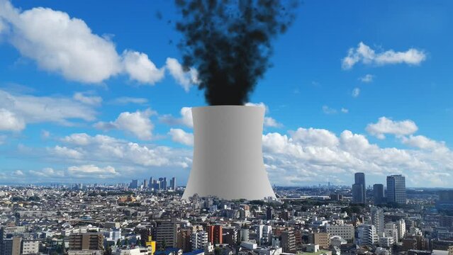 大迷惑！メトロポリス東京に巨大発電所。煙、大都市に発電所を作れ！妄想