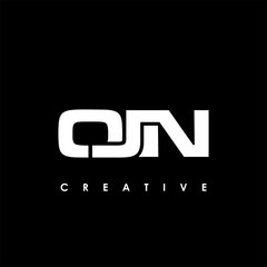 OJN Letter Initial Logo Design Template Vector Illustration
