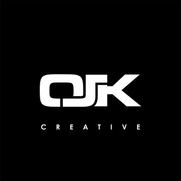 OJK Letter Initial Logo Design Template Vector Illustration