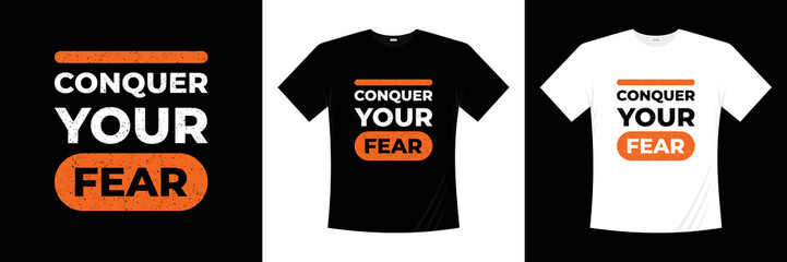 Typography t-shirt design. Apparel graphic vector template.