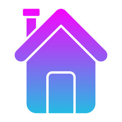 Home Glyph Gradient Icon