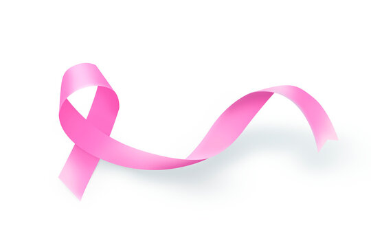 fita rosa conscientização do câncer de mama