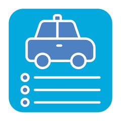 Car App Glyph Two Color Icon