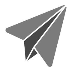 Telegram Greyscale Glyph Icon