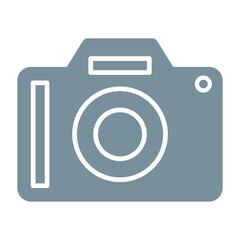 Camera Multicolor Glyph Icon
