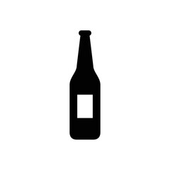Creative Bottle Beer Icon Template
