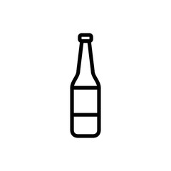 Creative Bottle Beer Icon Template