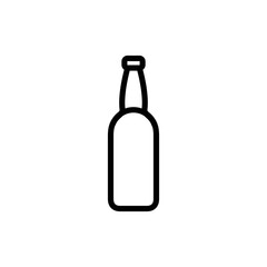 Creative Bottle Beer Icon Template