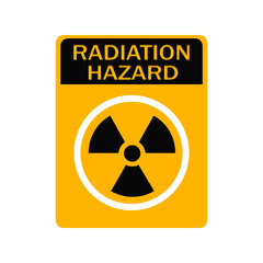 Fototapeta premium Radiation danger sign