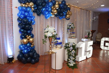 decoración de quince años 